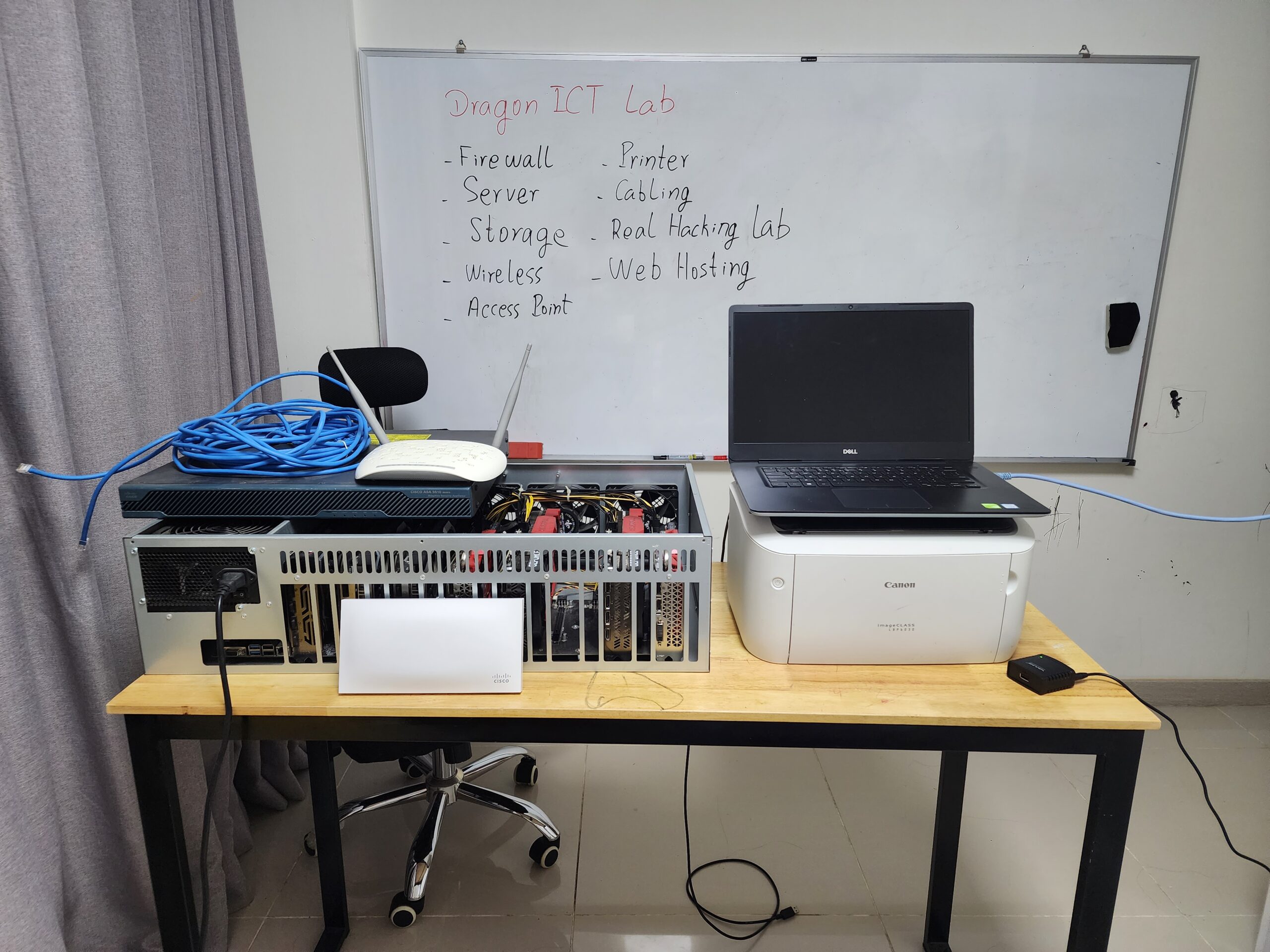 Firewall Server Wireless Storage Lab